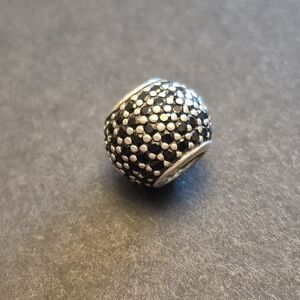 Pandora Black Pave Ball Charm